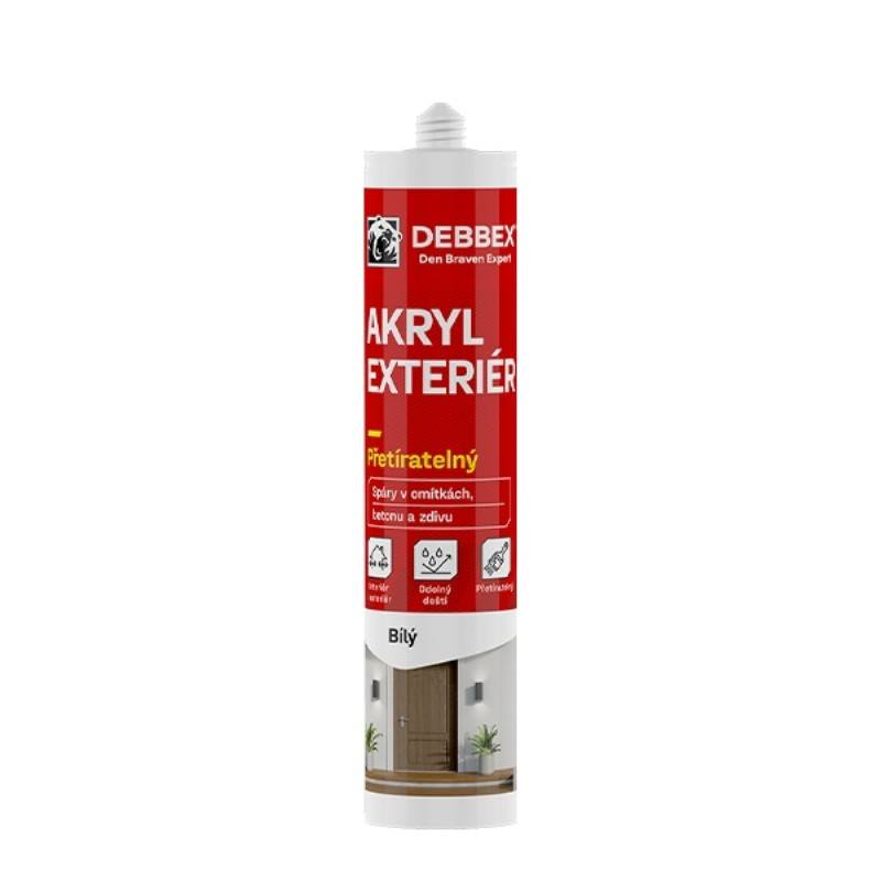 Akrylový tmel EXTERIÉR bílý 280ml Euronářadí
