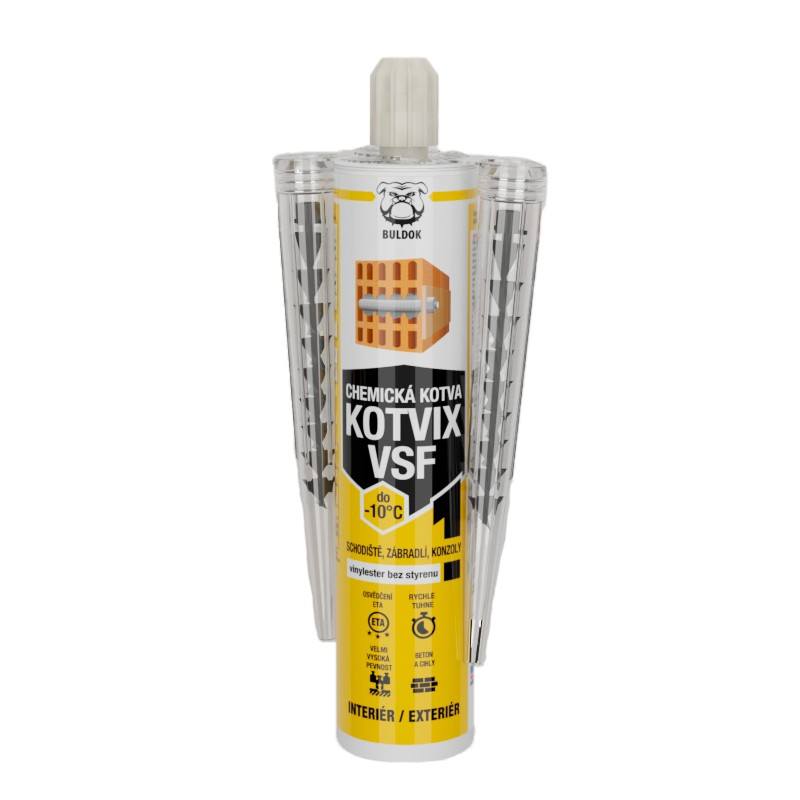 KOTVIX VSF chemická kotva vinylester bez styrenu 300ml Euronářadí