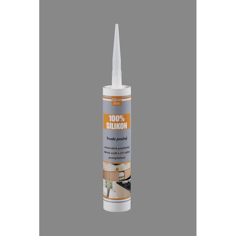 100% silikon SL bílý 280ml Euronářadí