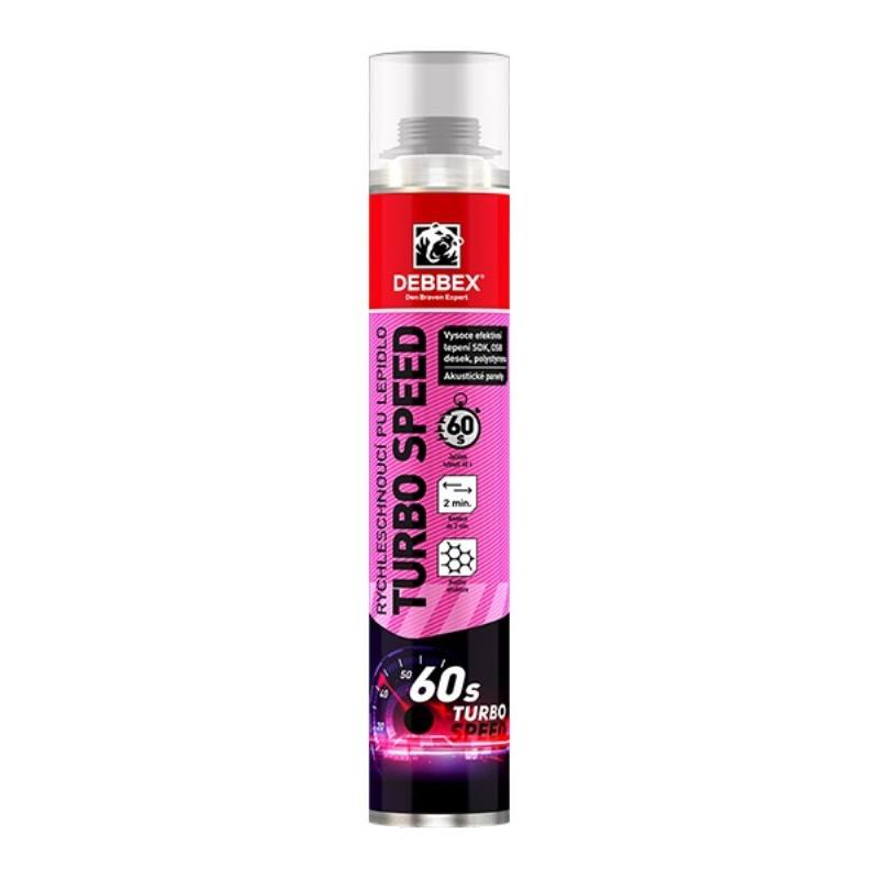 Rychleschnoucí PU lepidlo – TURBO SPEED DEBBEX 750ml Euronářadí
