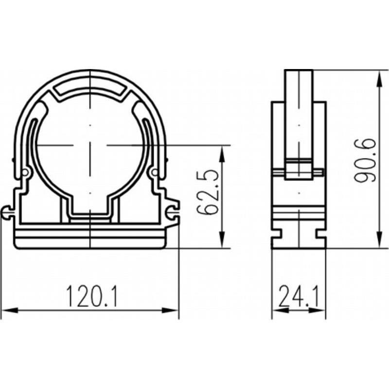 Příchytka D 75 + třmen