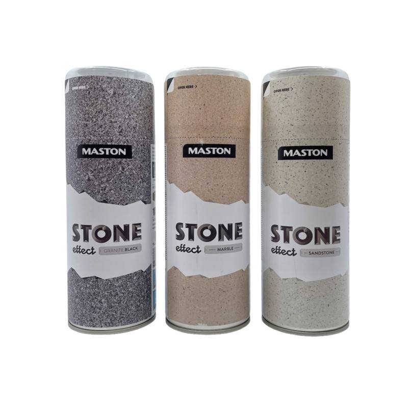 Maston spray STONE EFFECT GRANITE BLACK žulová černá 400ml Euronářadí