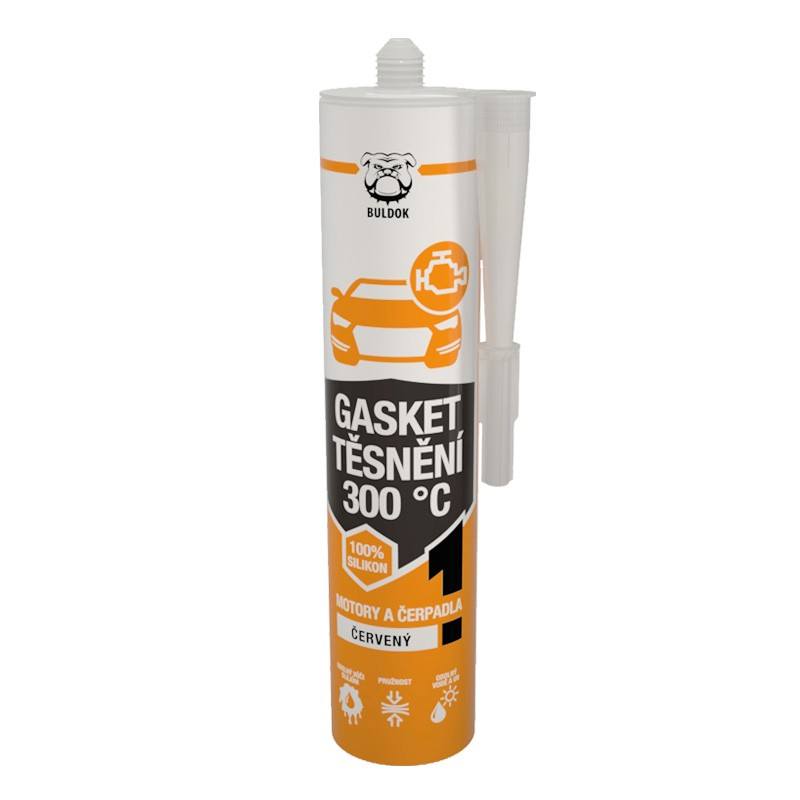 Gasket těsnění 300 °C BULDOK červený 280ml Euronářadí