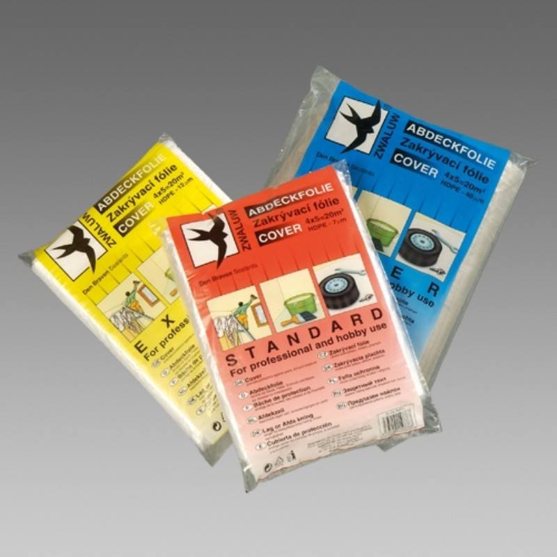 Zakrývací fólie 4x5m malířská (6µm) Euronářadí