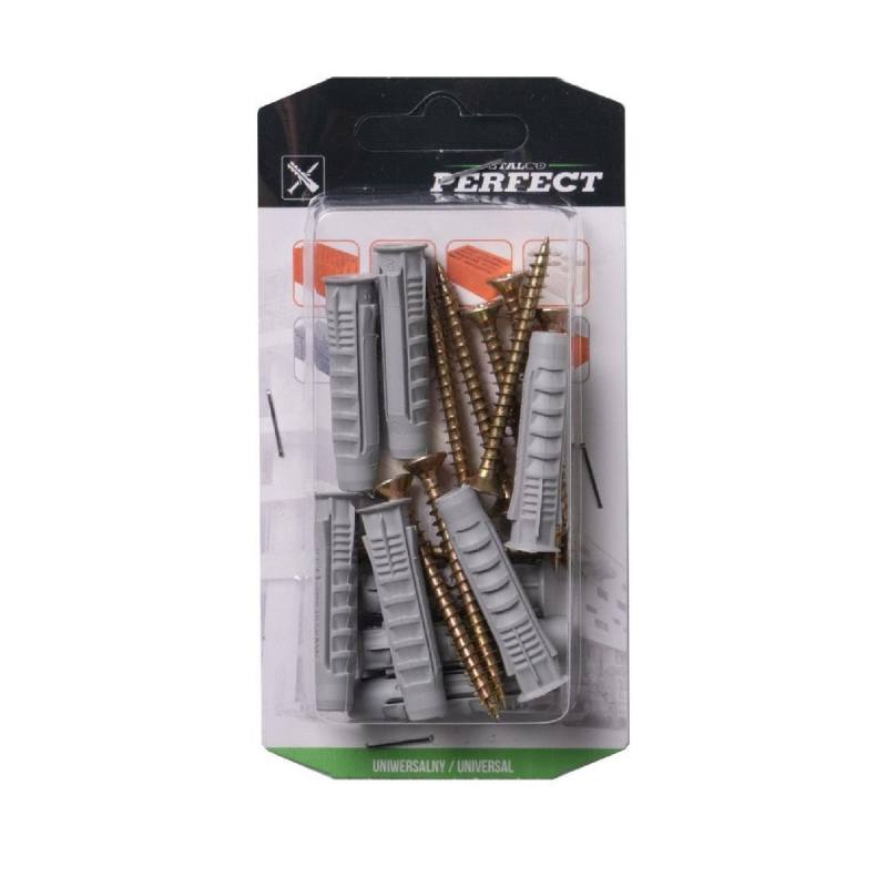 Univerzální rozšiřovací hmoždinka s vrutem RXS-6/4.0X50 nylon (12) STALCO PERFECT BRXS0640050 [12 ks] STALCO