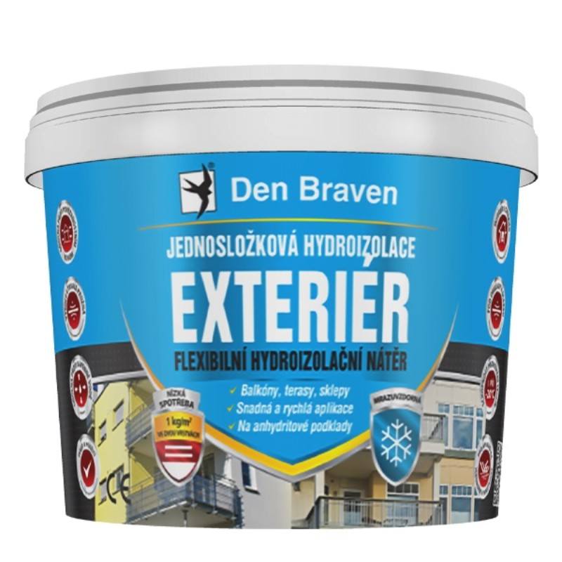 Jednosložková hydroizolace EXTERIÉR 13kg Euronářadí