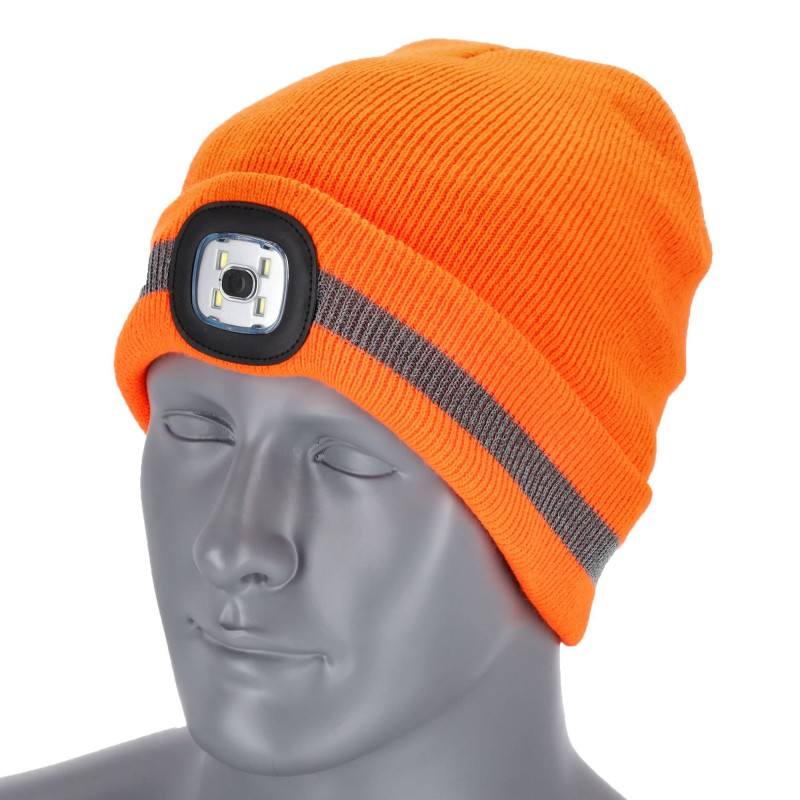 Čepice zimní RAYFLUO s LED světlem
