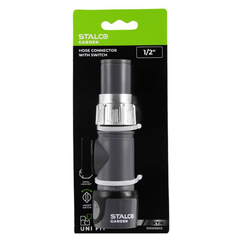 Rychlospojka s ventilem 1/2” XTR STALCO GARDEN S101010012 STALCO