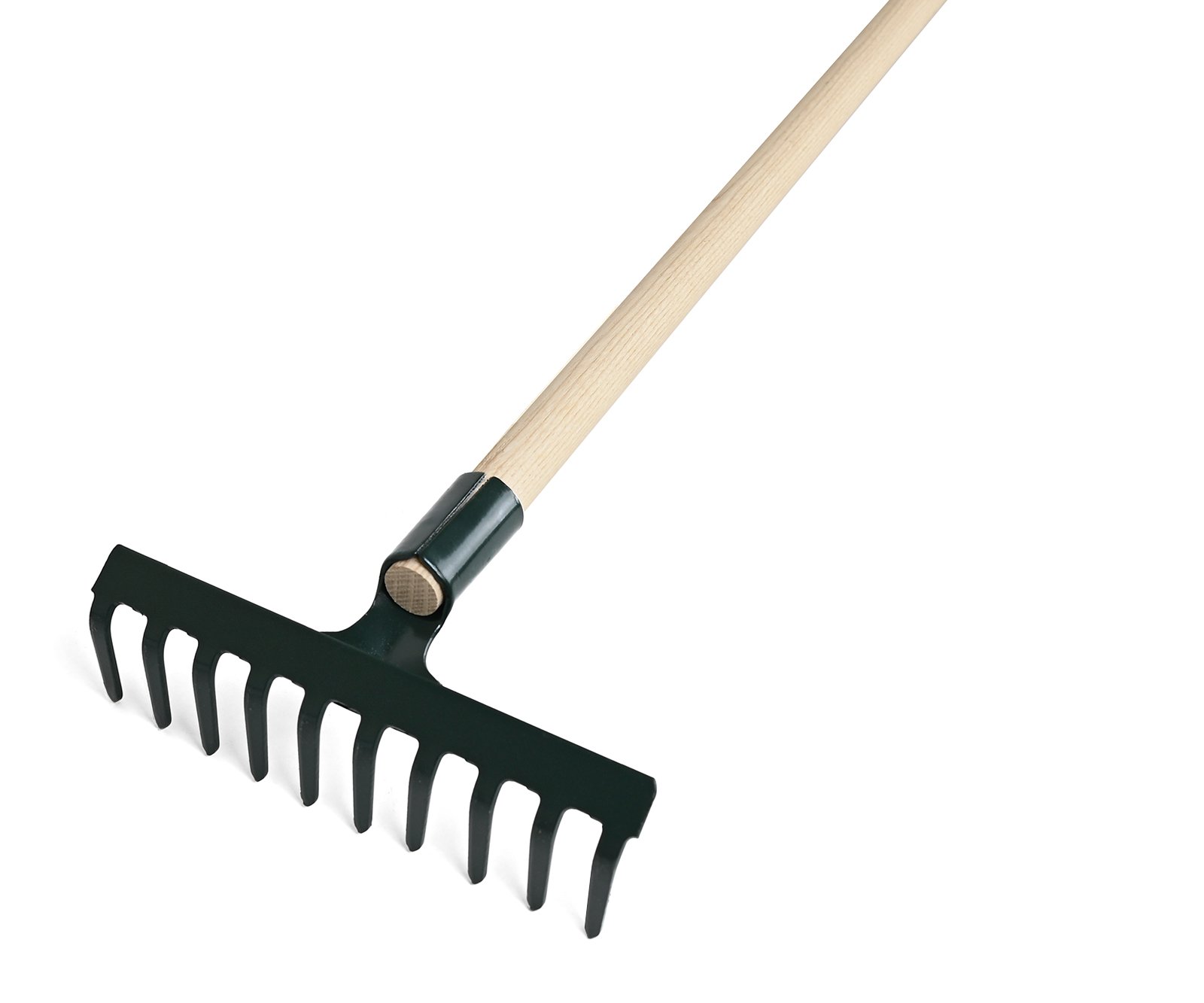 Hrábě kovové s násadou - 10 hrotů