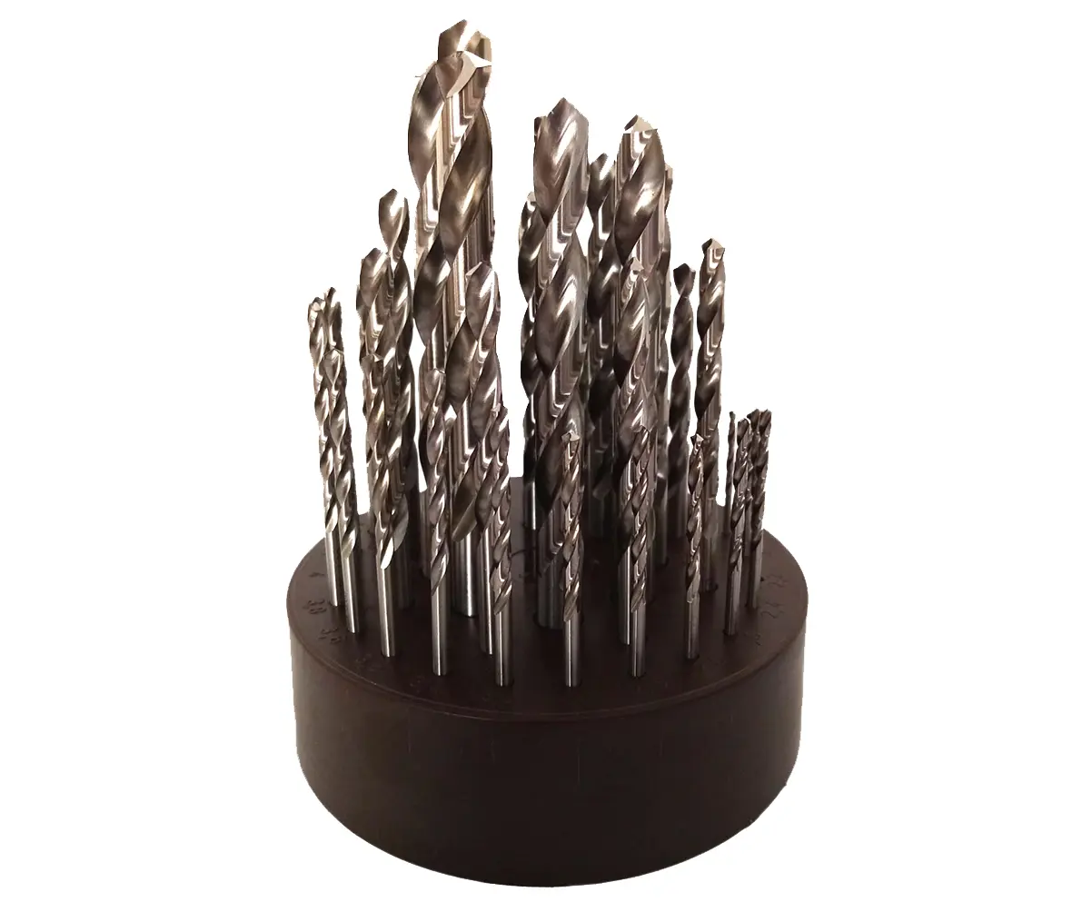 Stojan na vrtáky 1-11mm plast kulatý