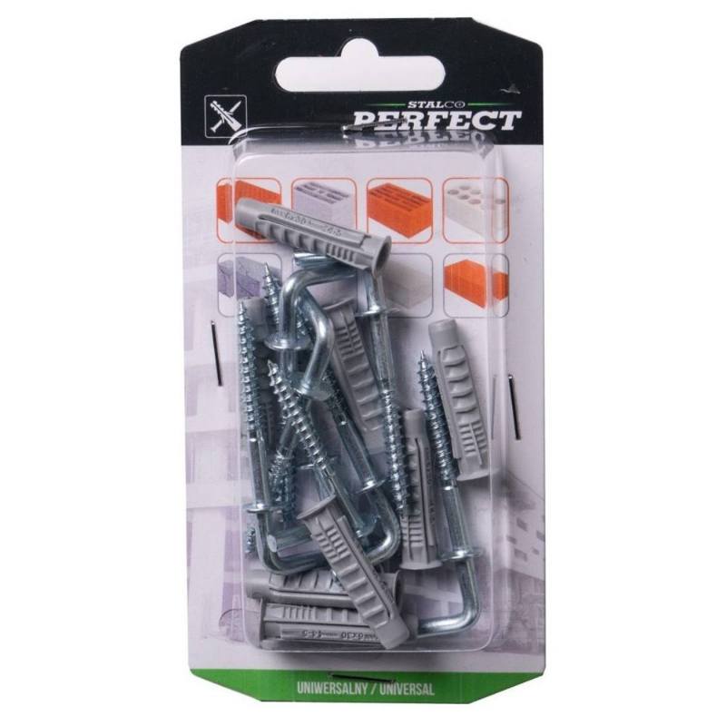 Hmoždinka univerzální s rovným háčkem