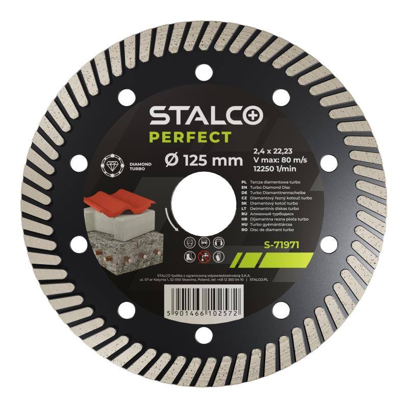 Diamantový řezný kotouč turbo