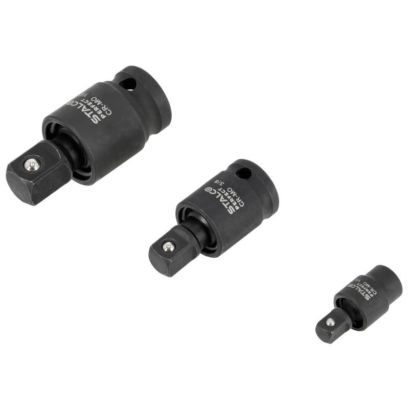 Sada kulových kloubových nástavců 1/4” 3/8” 1/2”