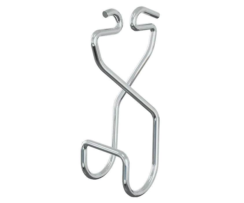 Držák šatní tyče dvojitý 2ks Domax Integri ARWG