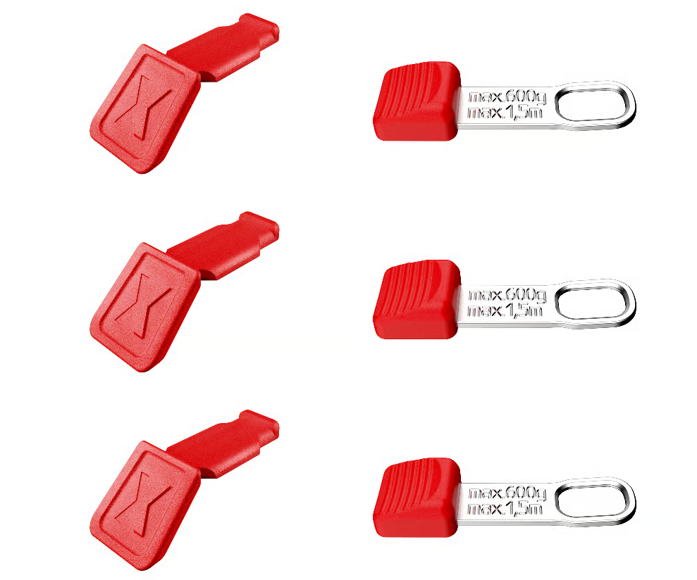 Očko závěsné + klipsy 3ks Knipex 00 63 06 TCR