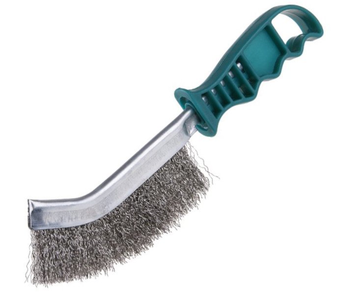 Kartáč drátěný vlnitý nerez úzký 260mm Westberg