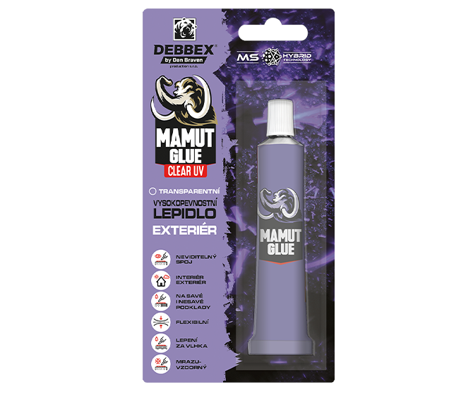 Lepidlo Mamut Glue CLEAR UV 25ml