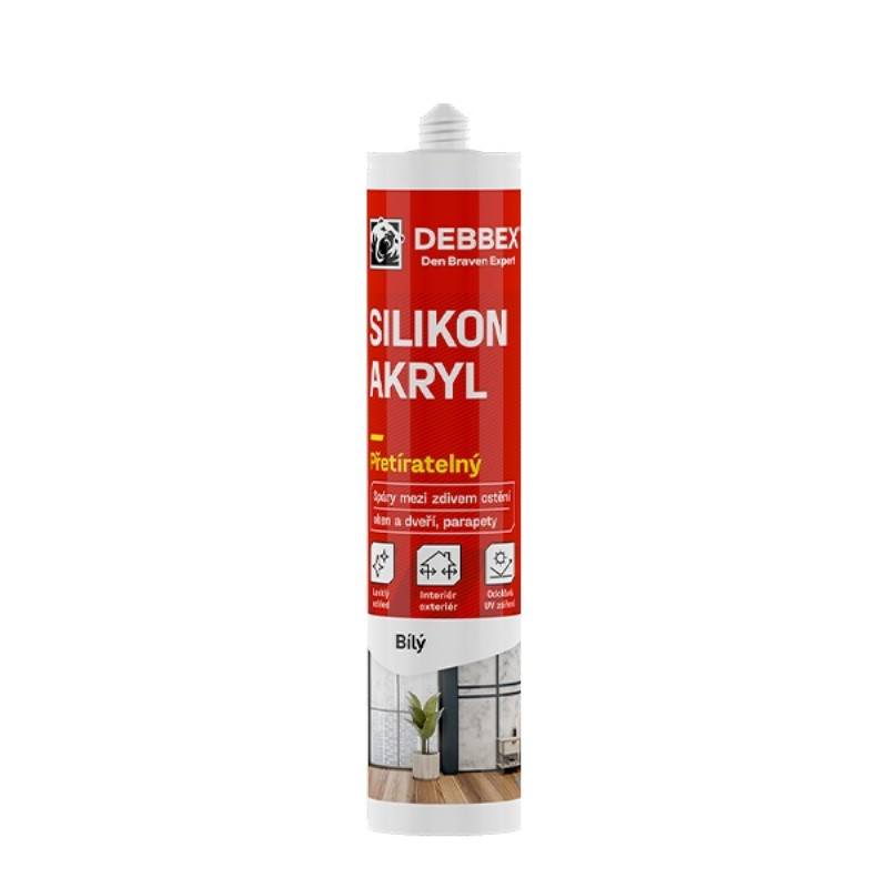 Tmel silikon akrylový