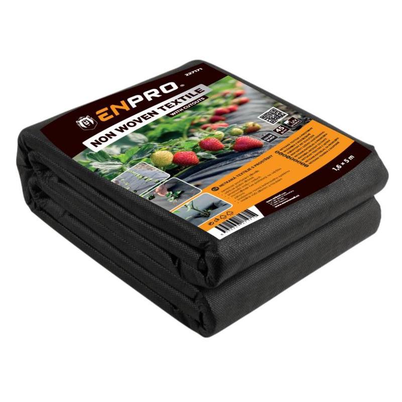 Textilie netkaná s průstřihy