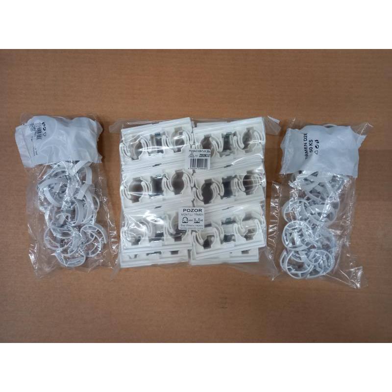 Příchytka D 2 x 28 + T s maticí