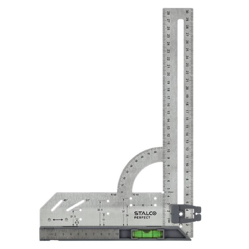 Úhelník multifunkční z nerezové oceli