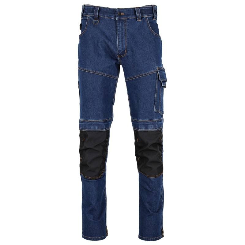 Kalhoty pracovní jeansové DANNY modré