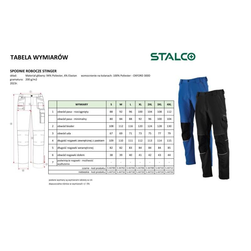 Kalhoty pracovní STINGER khaki
