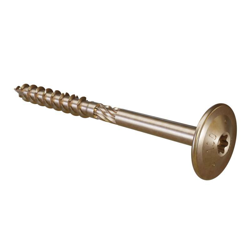 Vrut konstrukční do dřeva talíř. hlava TX40