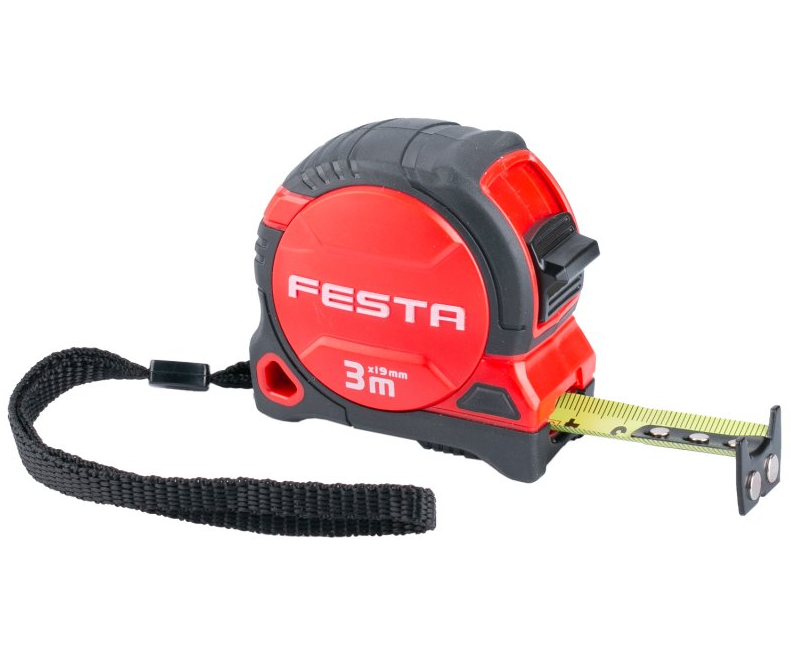 Metr svinovací s magnetem Festa Magnet - 3m/19mm