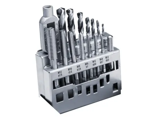 Sada závitníků a vrtáků 15ks M3-M12 Högert