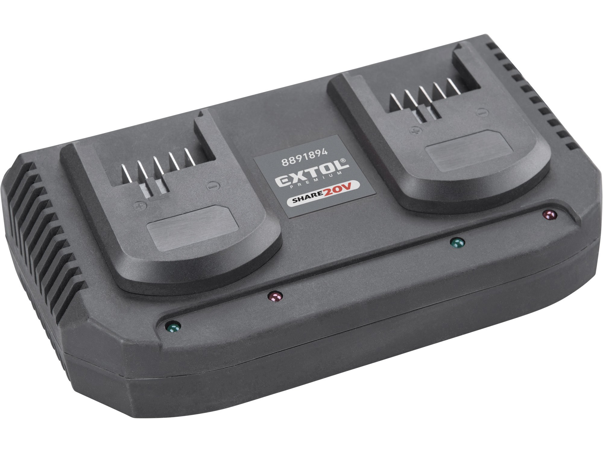 Extol Premium 8891894 SHARE20V nabíječka pro 2 aku 2x3.5A