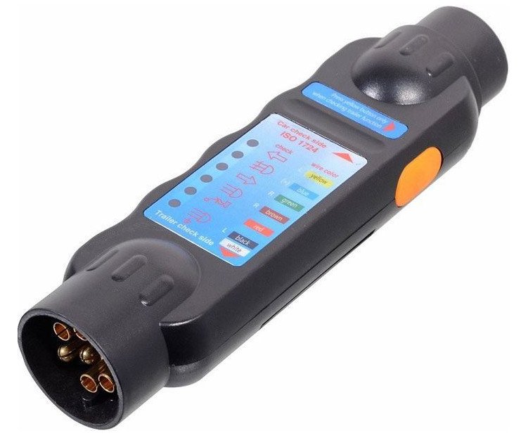 Tester autozásuvek a přívěsů 7pólových 12V