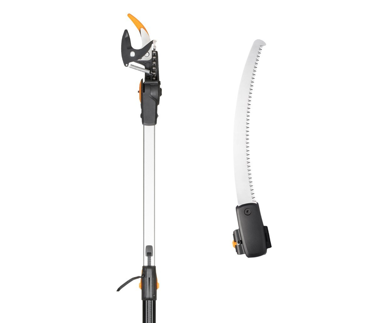Nůžky zahradní PowerGear X teleskopické UPX86 + pila 2v1 Fiskars 1023634
