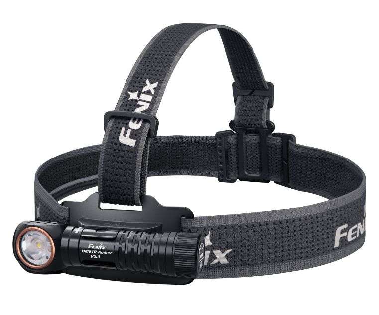 Čelovka nabíjecí LED USB/2xCR123A Fenix HM61R Amber V3.0